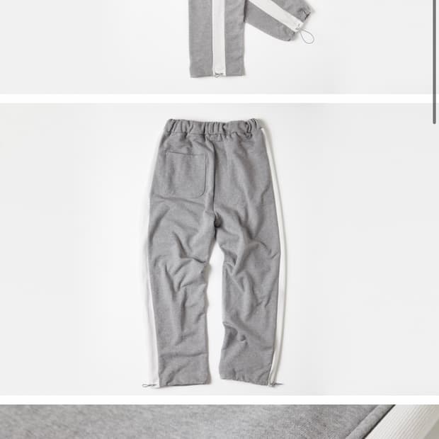 DPR 사이드라인 트랙팬츠 바지 블랙, 그레이 (캐피탈 스투시 슈프