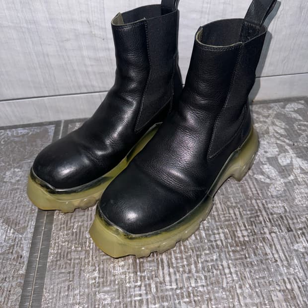 릭오웬스 비틀 보조 트랙터 부츠