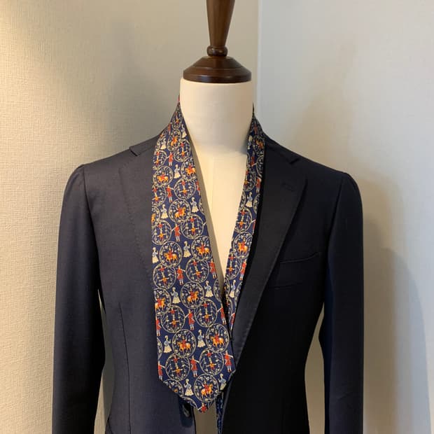 살바토레 페레가모(Ferragamo) 빈티지 정장넥타이 명품 A등급