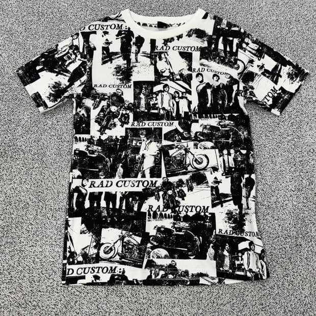 RAD CUSTOM JAPAN 프린팅 티셔츠 