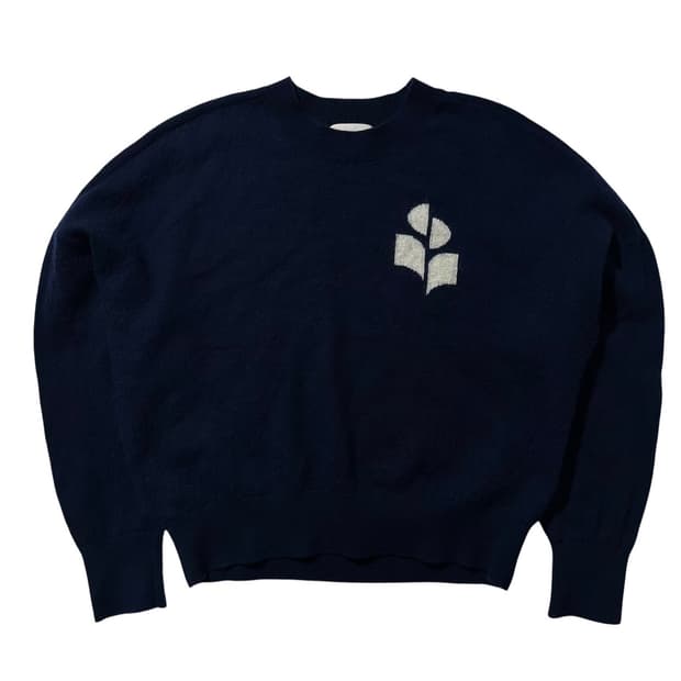 이자벨마랑 마리산스 로고 라운드 니트