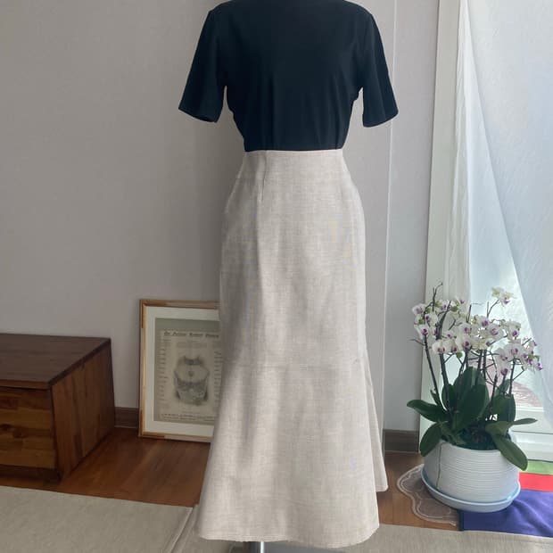 SIMPLICITE 리버시블 코튼 맥시스커트(26)