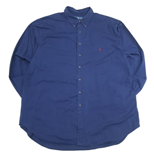 CN752 3XLT 폴로 랄프로렌 네이비 긴팔 셔츠 남방