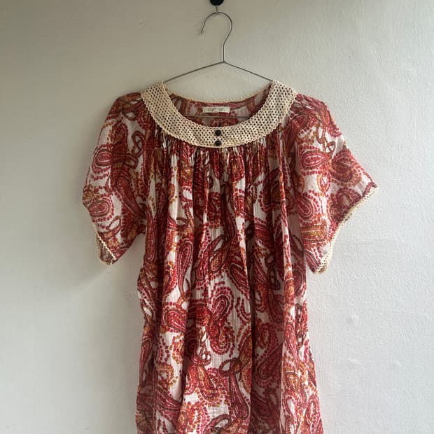 페이즐리 블라우스 