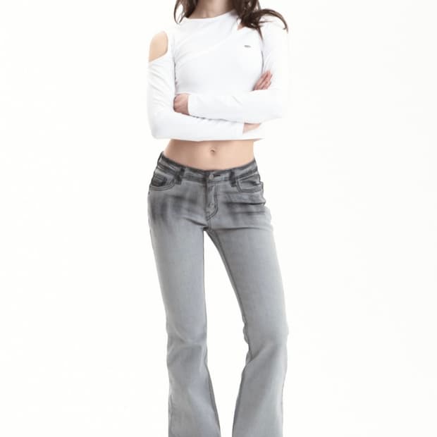 시너진 워싱 데님 팬츠 BRUSH PAINTING DENIM PANTS