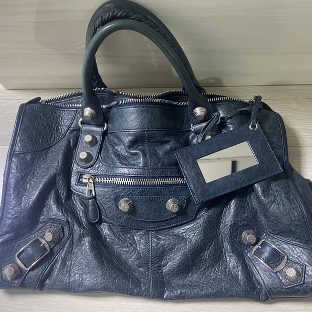 발렌시아가 자이언트 모터백 시티백 워크 라지