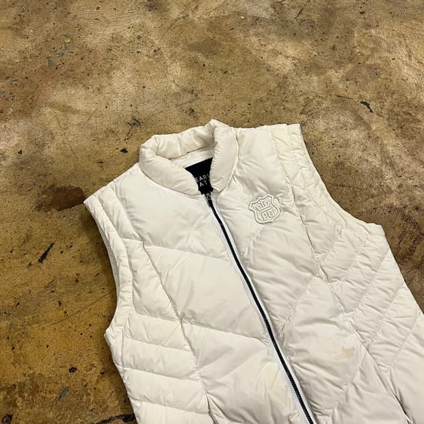 [정품/1사이즈] 파리게이츠 여성 경량 화이트 패딩 조끼 b17