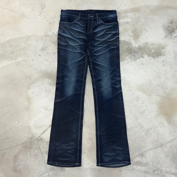 00’s Fuga Whiskered Flare Denim