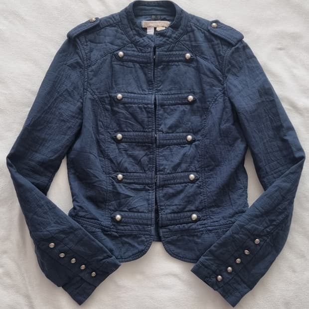 빈티지 y2k 00s 긱시크 네이비 나폴레옹 자켓