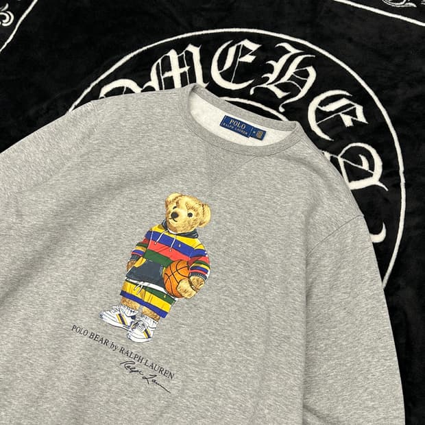 폴로 랄프로렌 신형 바스킷 베어 맨투맨 