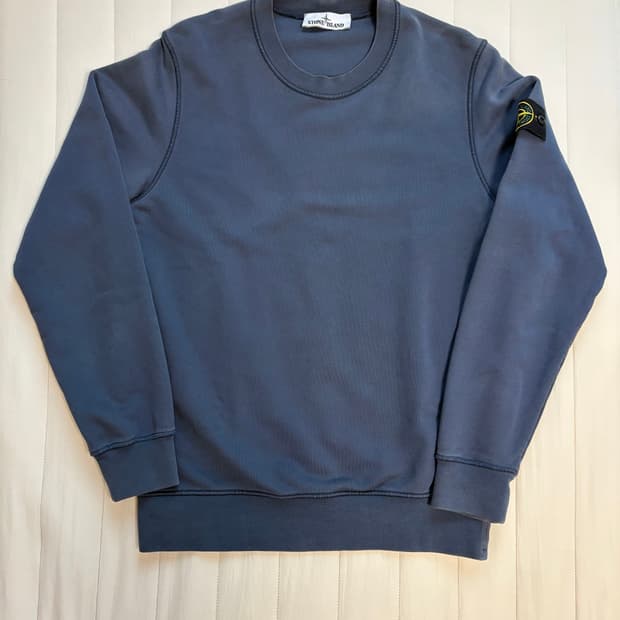 [정품] 스톤아일랜드 아비오 블루 맨투맨 