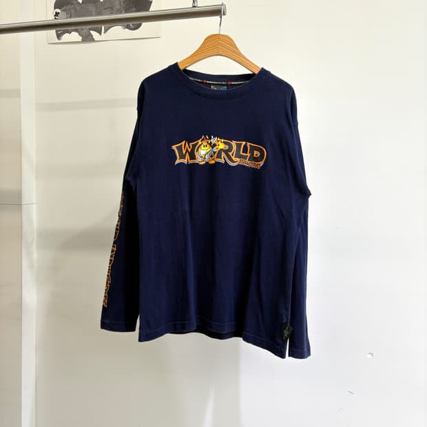 WORLD INDUSTRIES 긴팔 티셔츠