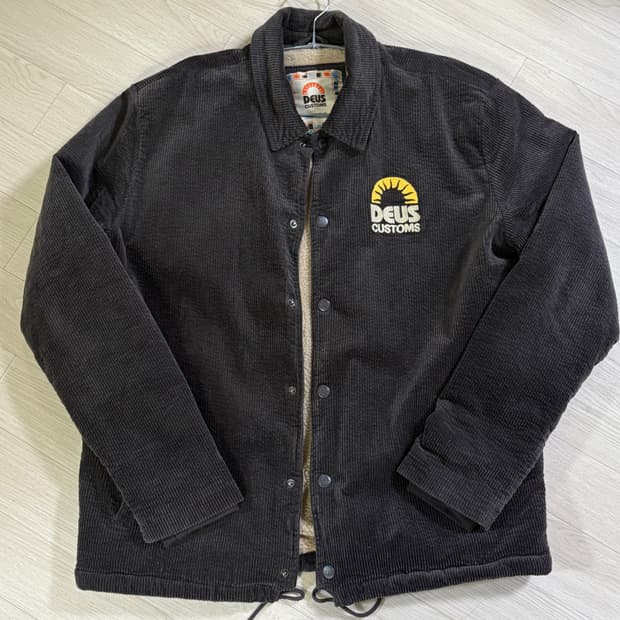 데우스 코듀로이 코치자켓
