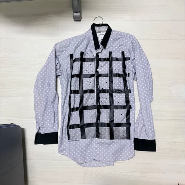 꼼데가르송 프린팅 셔츠 M