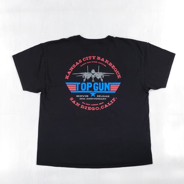 탑건 30주년 캔자스시티 바베큐 반팔 티셔츠 XL