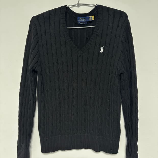폴로 랄프로렌 브이넥 니트