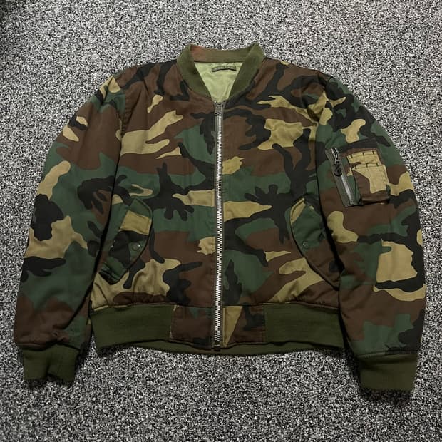 빈티지 알파인더스트리 리버시블 ma-1 