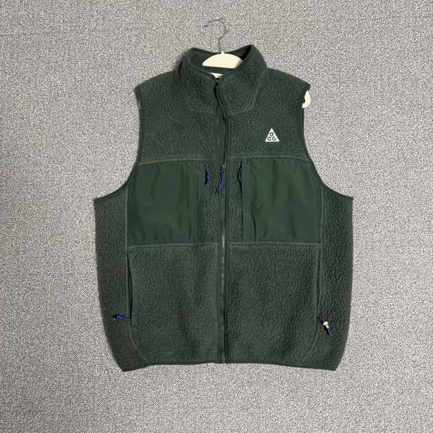 나이키 ACG 아크틱 울프 후리스 조끼 베스트 XL