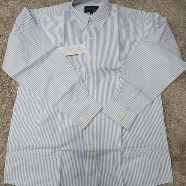 NY 212 스트라이프 셔츠 90-95 S 새제품