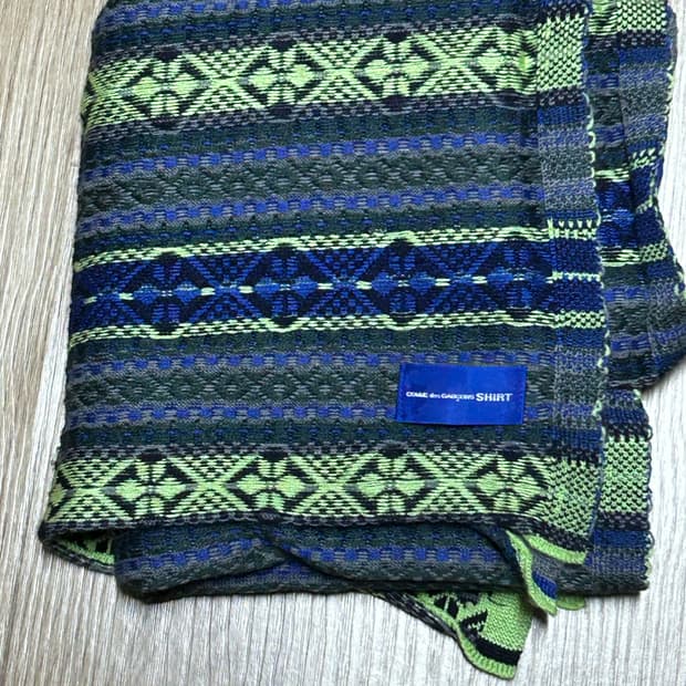 꼼데가르송 shirt 머플러