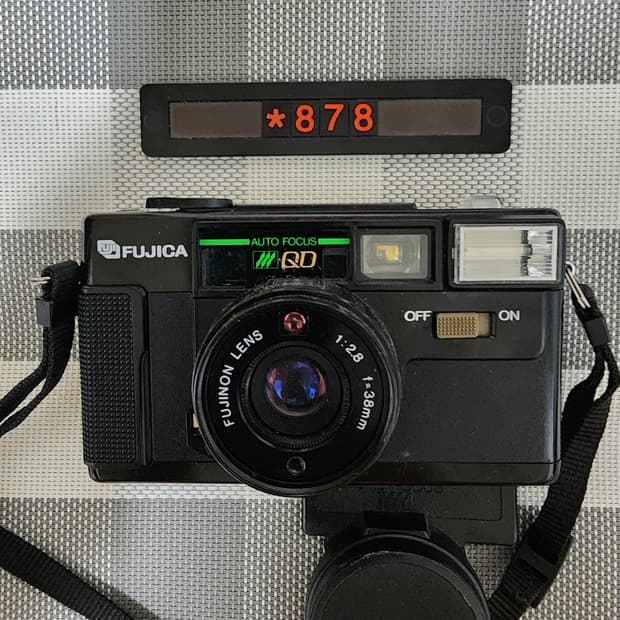 후지카 오토 7 QD 데이터백 필름카메라