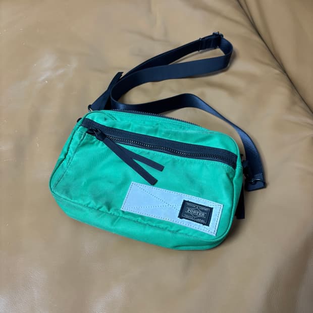 PORTER 포터 크로스백 숄더백 샤코슈 가방 레이즈 그린