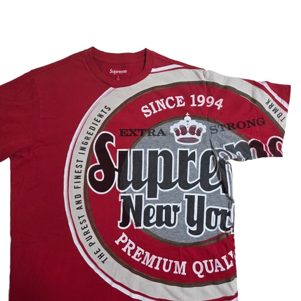 "Supreme Lager S/S Top Red - 25SS"