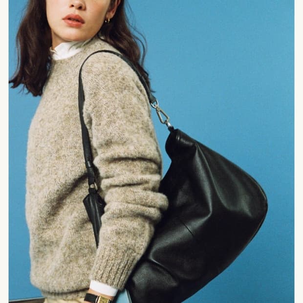 투티에 나셀 소가죽 블랙