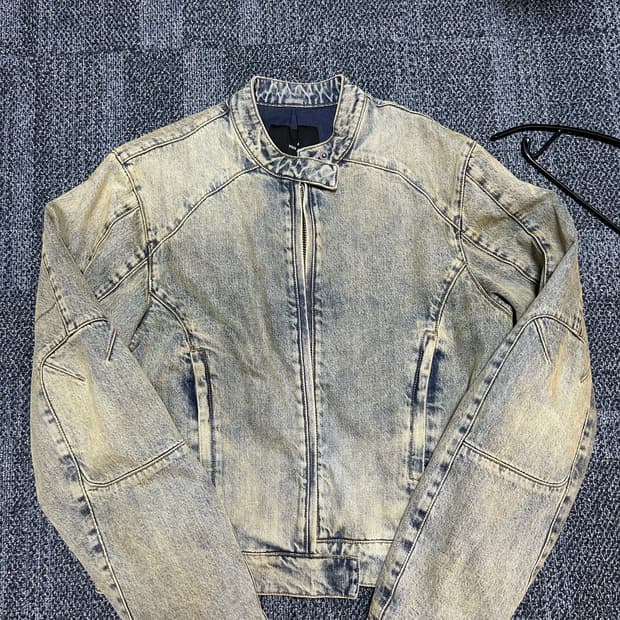 엔타이어스튜디오 모토 데님 자켓