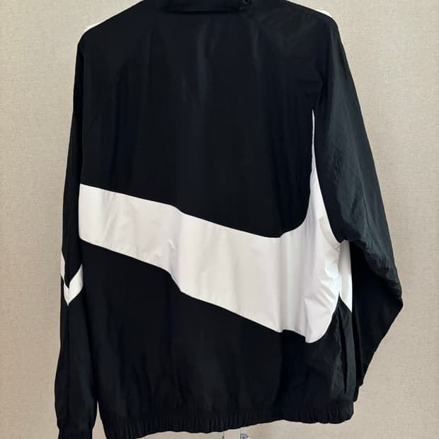 나이키 빅 스우시 우븐 자켓 블랙 L