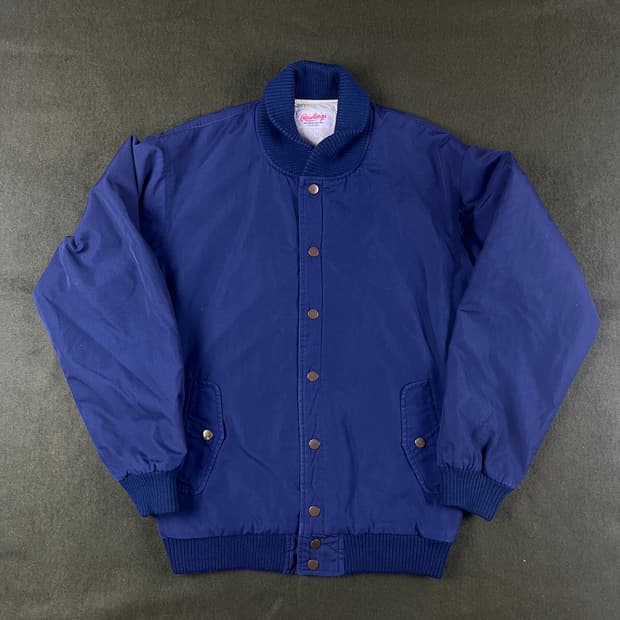 80-90s MFD. BY ASICS 블루종 야구자켓 (실측확인)