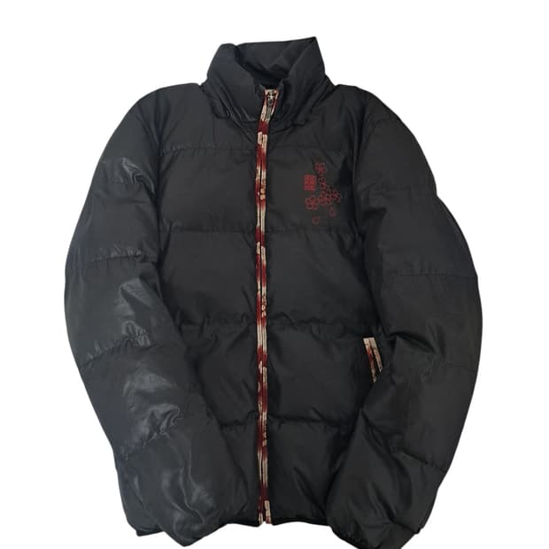 카라쿠리 타마시 오리엔탈 자수 패딩