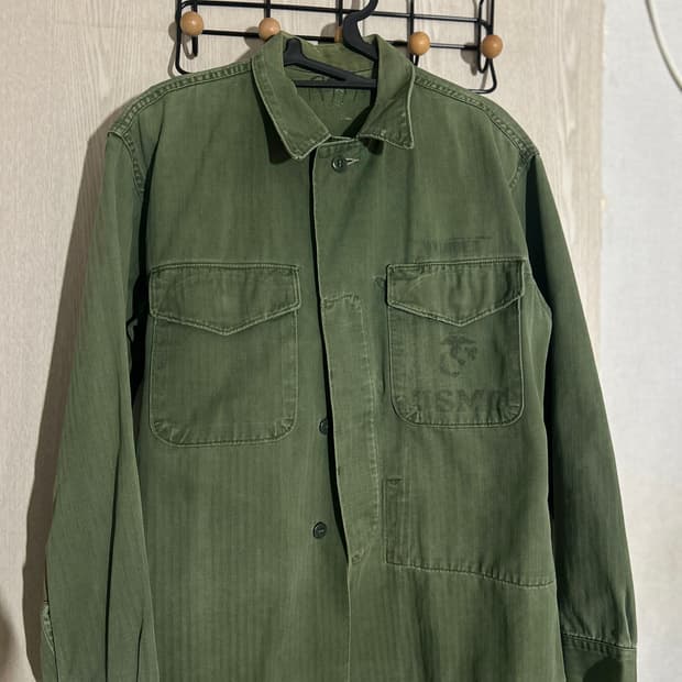 50s USMC P-53 HBT Utility Shirt 100size