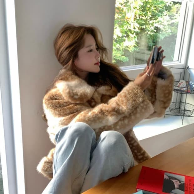 피네 fineh 밤비 퍼 자켓