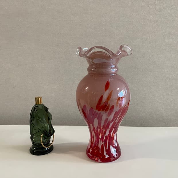 일본 수공예 유리화병