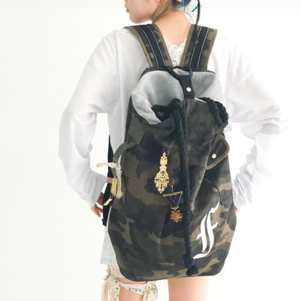 샵페어리 rope loose skater backpack