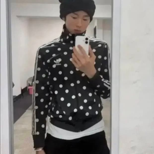 나우아임영 아디다스 도트 트랙탑 져지