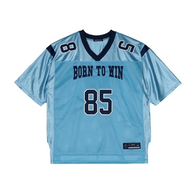 본투윈 스카이 블루 럭비 저지 반팔 티셔츠 1