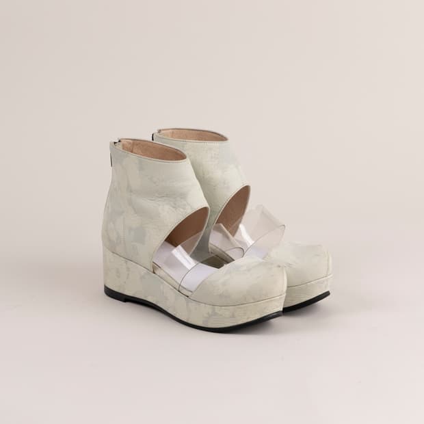 플랫아파트먼트 한복 모티브 웨지힐 부츠 240