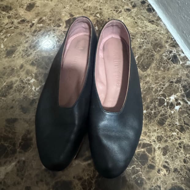 아카이브앱크 플랫슈즈 블랙 240mm