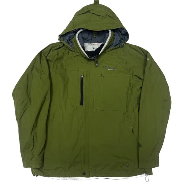 컬럼비아 고프코어 버텍스 카키바람막이 L