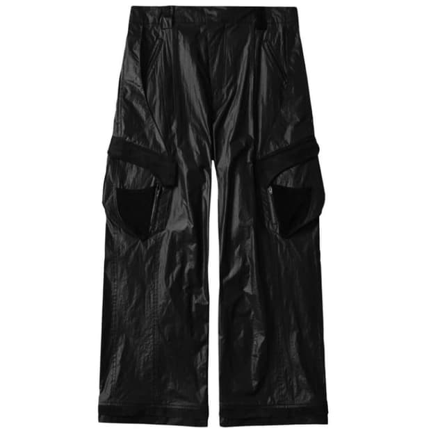 XS)엑슬림 EP.7 04 TROUSERS GLOSSY BLACK