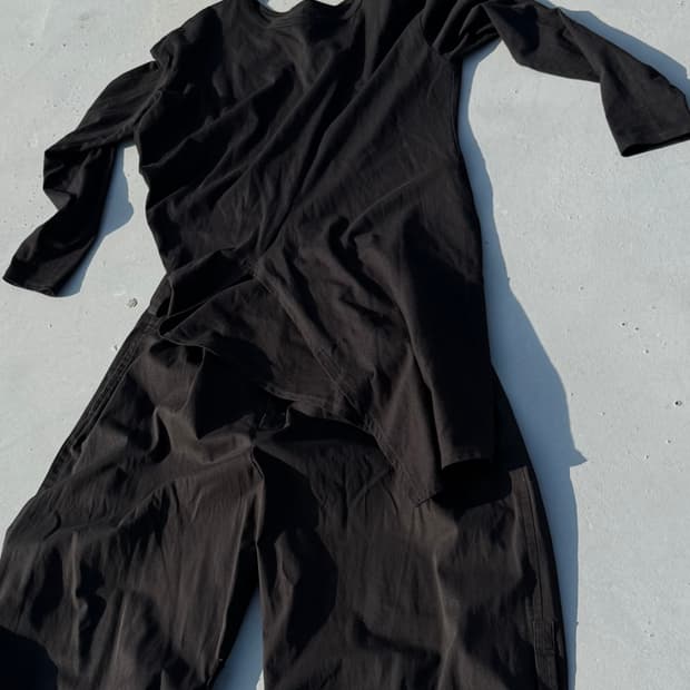 Ground Y Asymmetrical Long Sleeve Cutsew