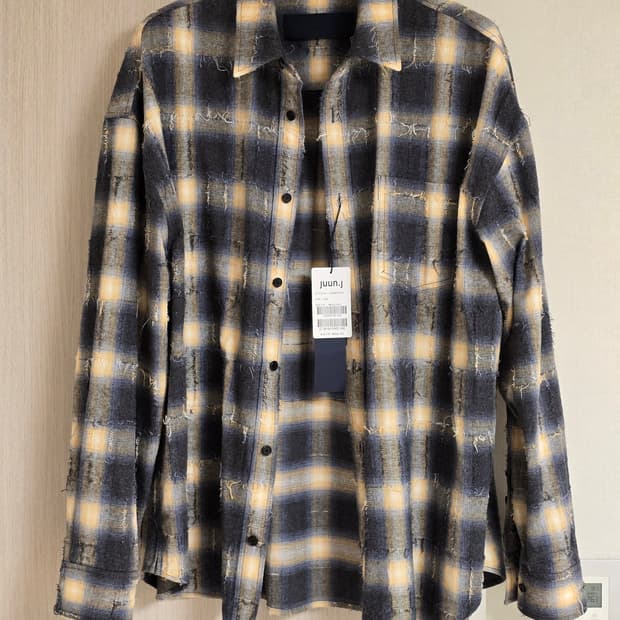 준지 25fw 그리드 니들 셔츠 48 새제품