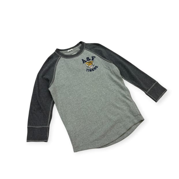 아베크롬비 7부 롱슬리브 타이거 로고