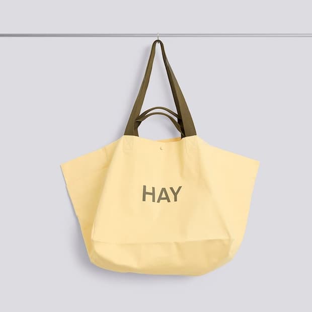 헤이 위켄드 백 라지 소프트 옐로우 