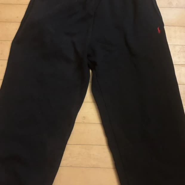 폴로 랄프로렌 블랙 트레이닝 팬츠