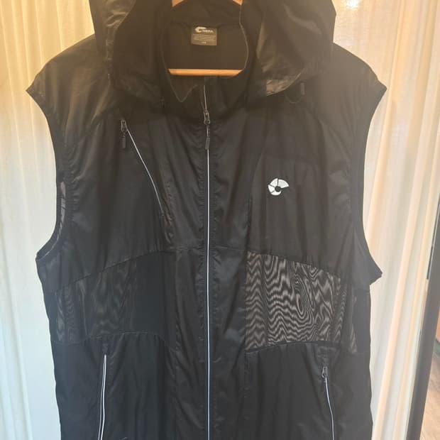 네파 남성 바람막이 조끼 115 블랙