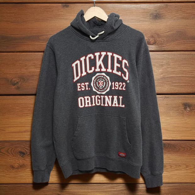 100)DICKIES 디키즈 오리지널 후드티 차콜그레이