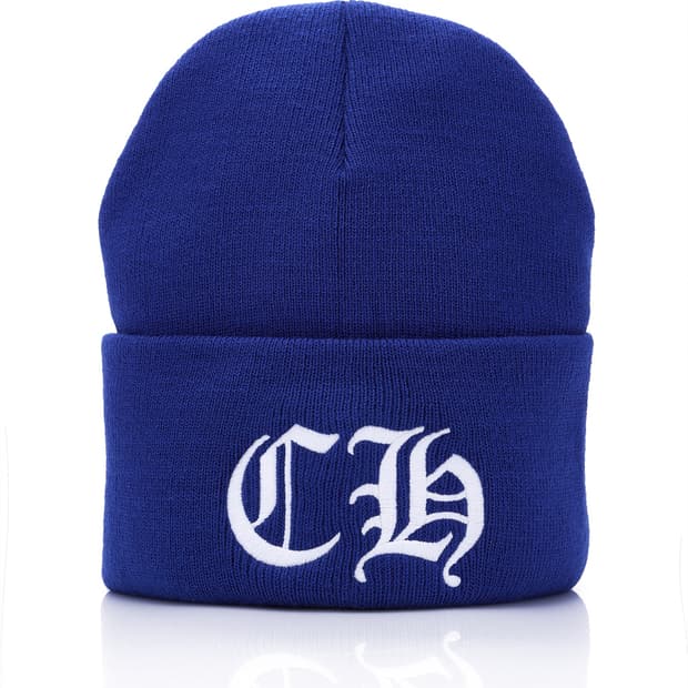 정가양도 크롬하츠 워치캡 비니 블루 